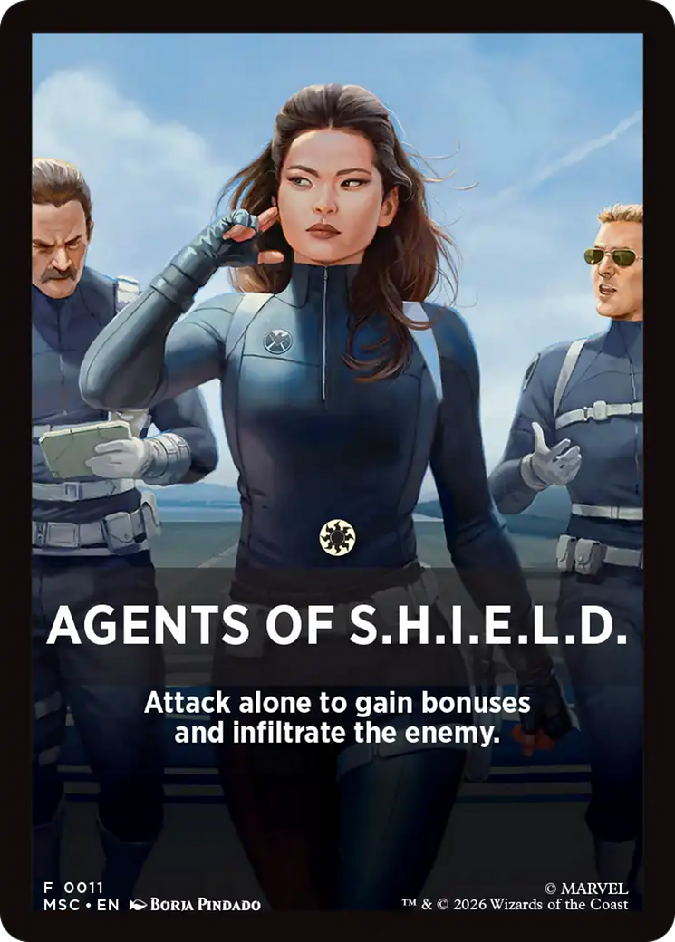 Agents of S.H.I.E.L.D. Theme Card [Marvel Super Heroes Commander] | L.A. Mood Comics and Games