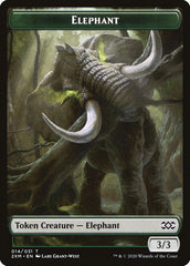 Angel // Elephant Double-Sided Token [Double Masters Tokens] | L.A. Mood Comics and Games