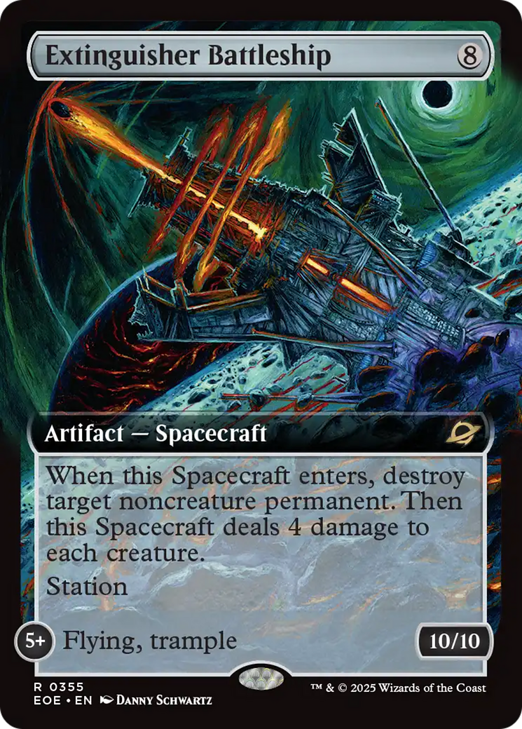Extinguisher Battleship (Extended Art) [Edge of Eternities] | L.A. Mood Comics and Games