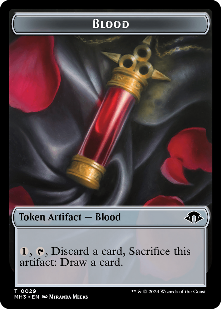 Eldrazi Spawn // Blood Double-Sided Token [Modern Horizons 3 Tokens] | L.A. Mood Comics and Games