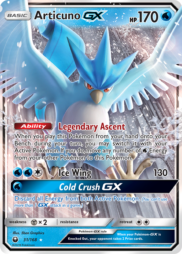 Articuno GX (31/168) [Sun & Moon: Celestial Storm] | L.A. Mood Comics and Games