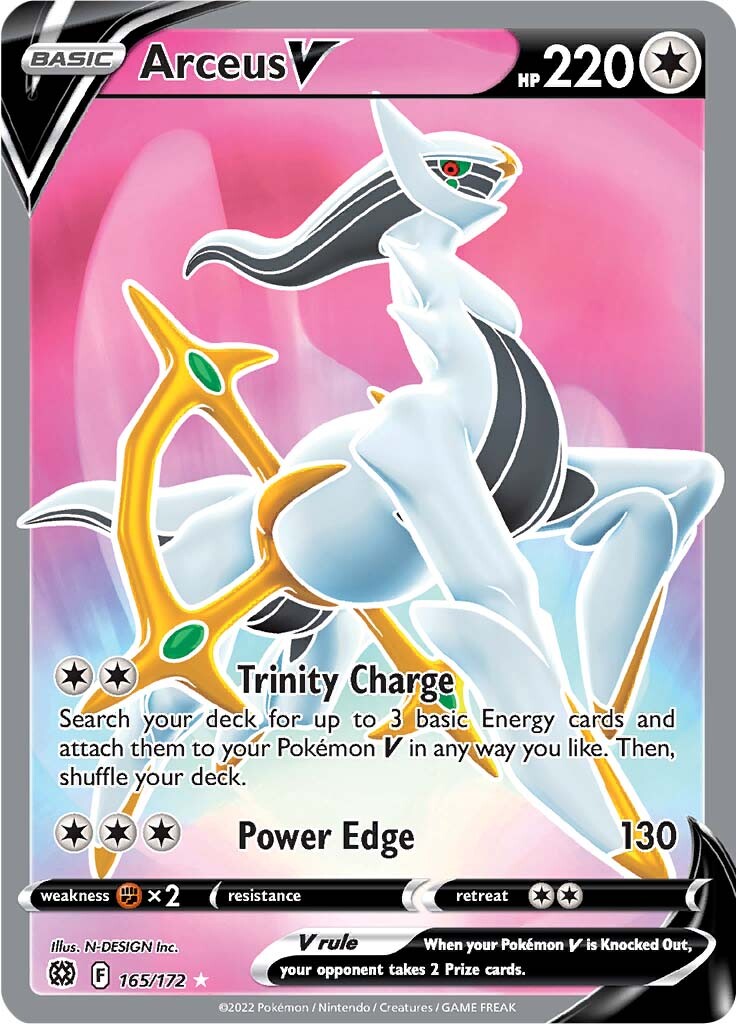 Arceus V (165/172) [Sword & Shield: Brilliant Stars] | L.A. Mood Comics and Games