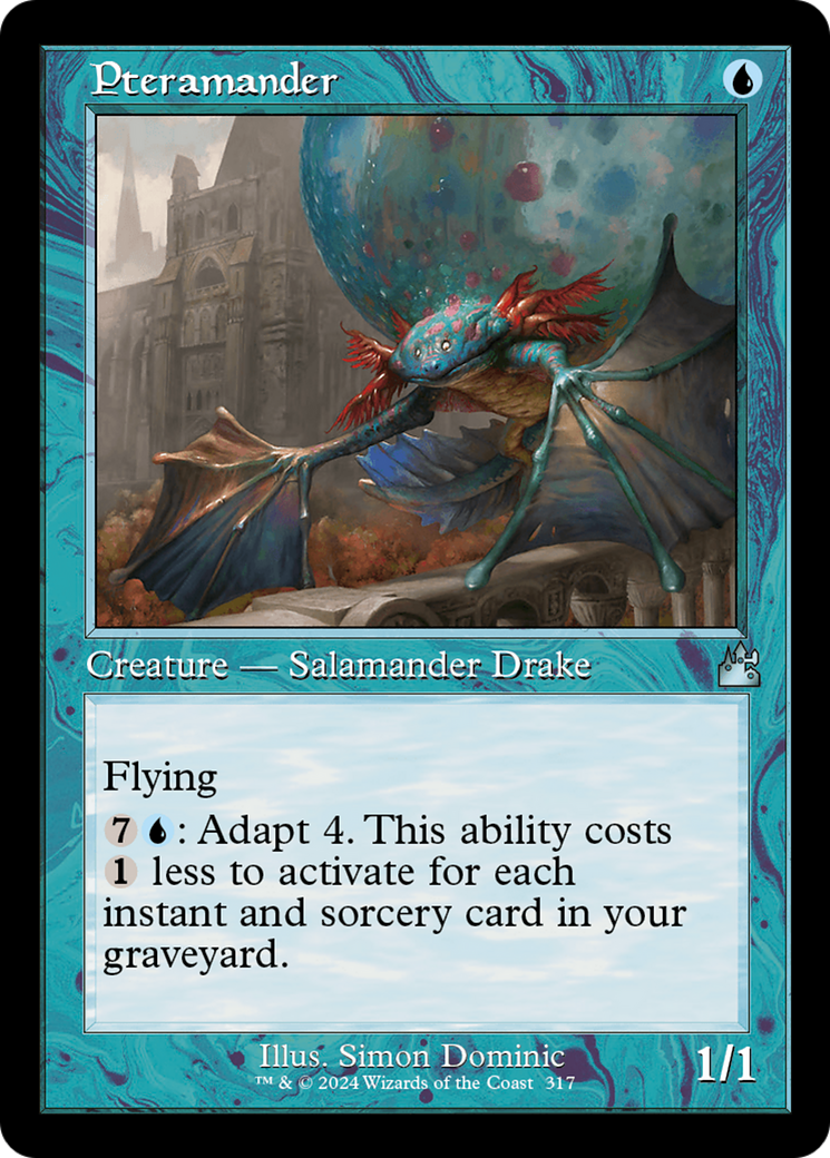 Pteramander (Retro Frame) [Ravnica Remastered] | L.A. Mood Comics and Games