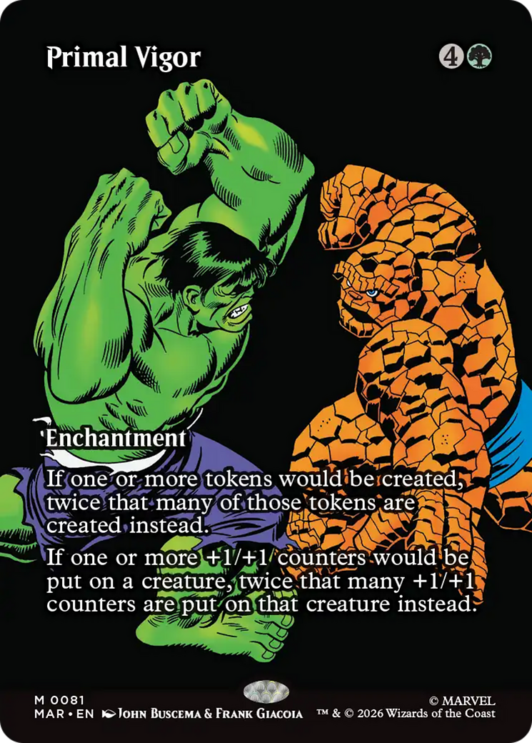 Primal Vigor (Borderless) [Marvel Universe: Eternal-Legal] | L.A. Mood Comics and Games