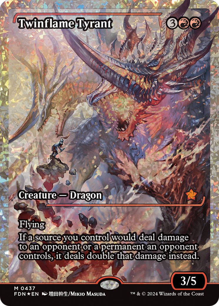 Twinflame Tyrant (Fracture Foil) [Foundations] | L.A. Mood Comics and Games
