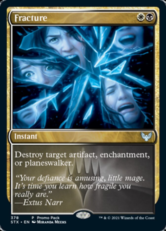 Fracture (Promo Pack) [Strixhaven: School of Mages Promos] | L.A. Mood Comics and Games