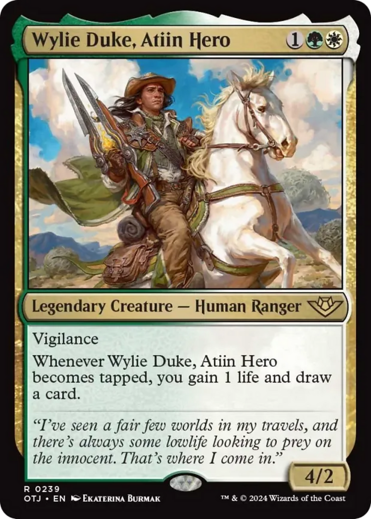 Wylie Duke, Atiin Hero [Outlaws of Thunder Junction] | L.A. Mood Comics and Games