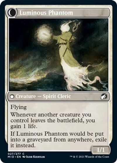 Lunarch Veteran // Luminous Phantom [Innistrad: Midnight Hunt] | L.A. Mood Comics and Games