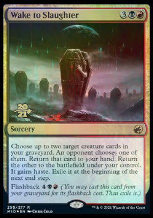 Wake to Slaughter [Innistrad: Midnight Hunt Prerelease Promos] | L.A. Mood Comics and Games