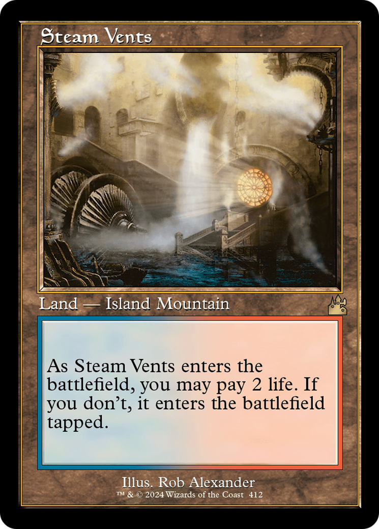 Steam Vents (Retro) [Ravnica Remastered] | L.A. Mood Comics and Games