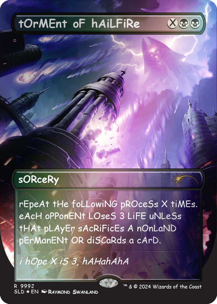 tOrMEnt oF hAiLFiRe (Rainbow Foil) [Secret Lair Drop Series] | L.A. Mood Comics and Games