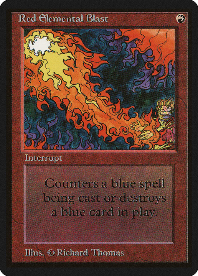 Red Elemental Blast [Beta Edition] | L.A. Mood Comics and Games