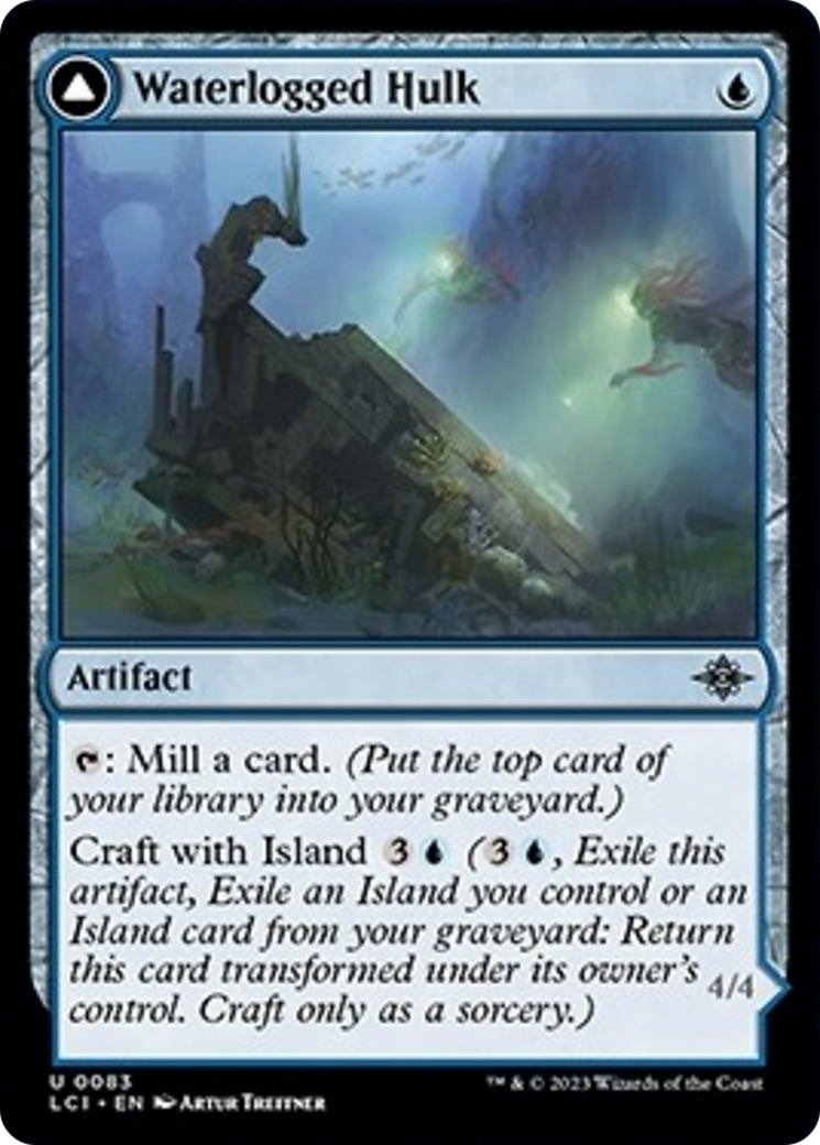 Waterlogged Hulk // Watertight Gondola [The Lost Caverns of Ixalan] | L.A. Mood Comics and Games