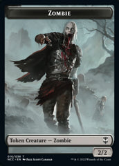 Zombie // Drake Double-Sided Token [Streets of New Capenna Commander Tokens] | L.A. Mood Comics and Games