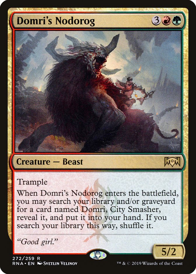 Domri's Nodorog [Ravnica Allegiance] | L.A. Mood Comics and Games