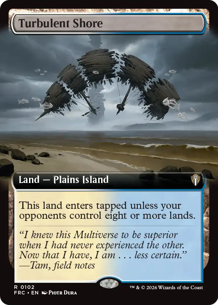 Turbulent Shore (Extended Art) [Reality Fracture Commander] | L.A. Mood Comics and Games