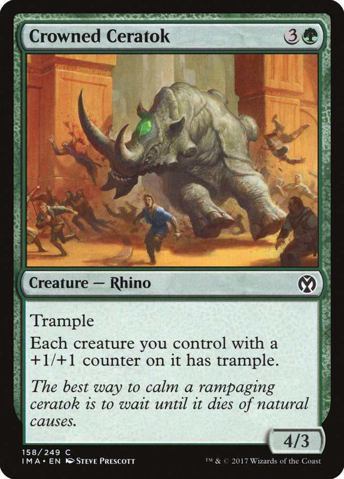 Crowned Ceratok [Iconic Masters] | L.A. Mood Comics and Games
