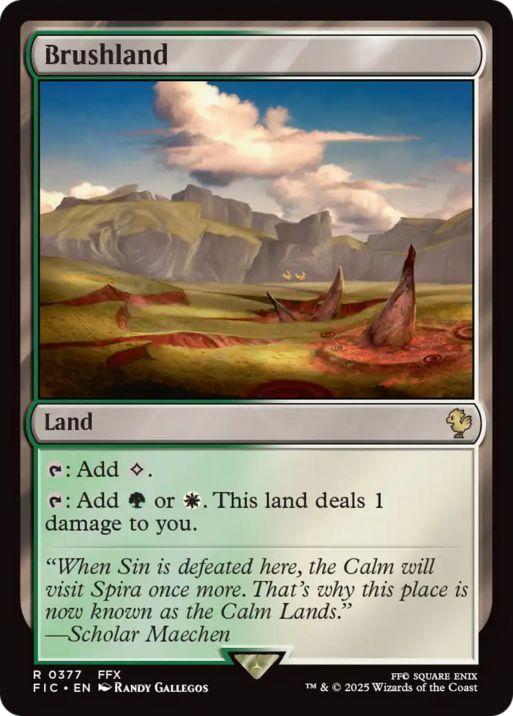 Brushland [FINAL FANTASY Commander] | L.A. Mood Comics and Games