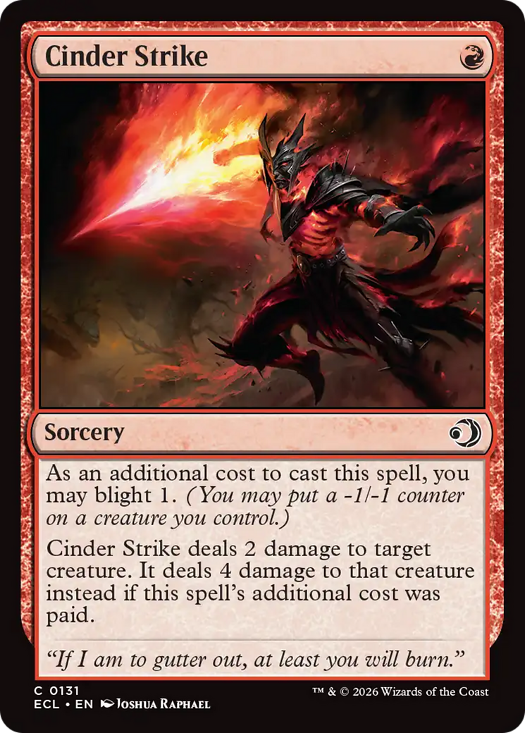Cinder Strike [Lorwyn Eclipsed] | L.A. Mood Comics and Games