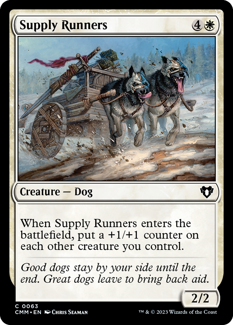 Supply Runners [Commander Masters] | L.A. Mood Comics and Games