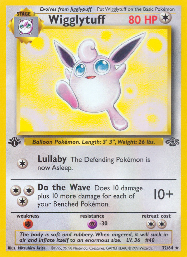 Wigglytuff (32/64) [Jungle 1st Edition] | L.A. Mood Comics and Games