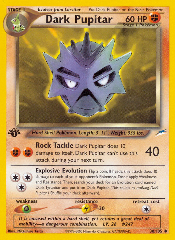 Dark Pupitar (38/105) [Neo Destiny 1st Edition] | L.A. Mood Comics and Games