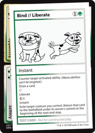 Bind // Liberate (2021 Edition) [Mystery Booster Playtest Cards] | L.A. Mood Comics and Games