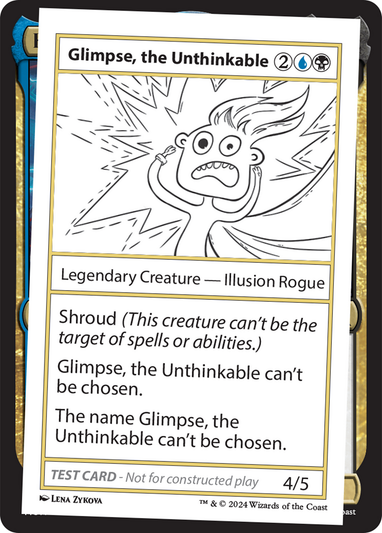 Glimpse, the Unthinkable [Mystery Booster 2 Playtest Cards] | L.A. Mood Comics and Games