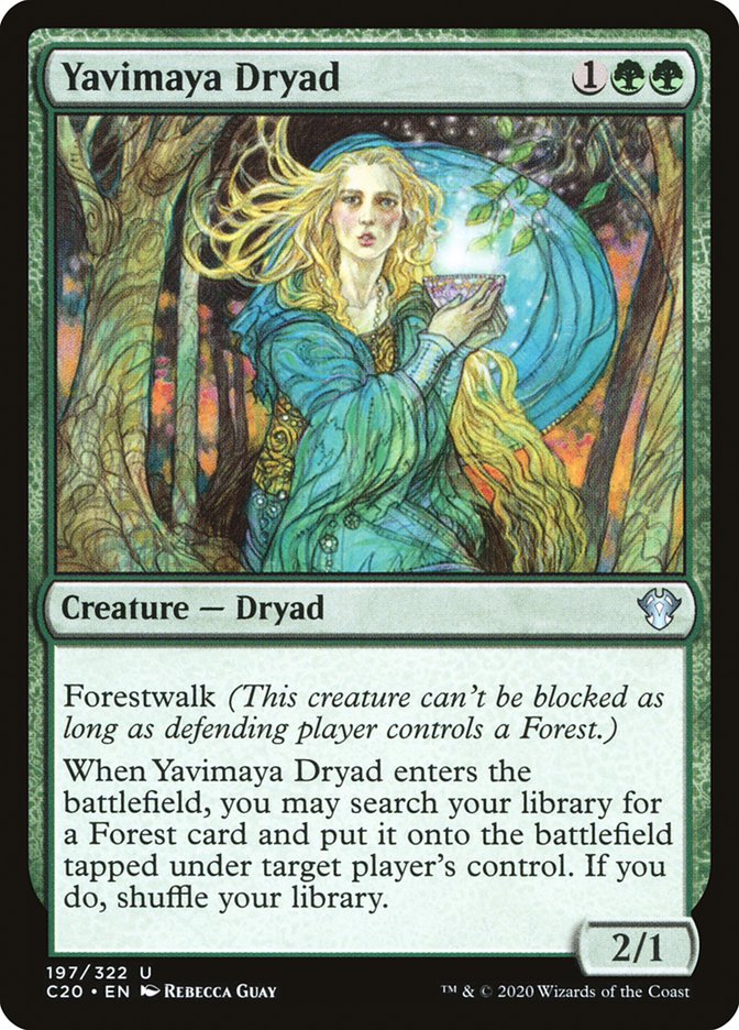 Yavimaya Dryad [Commander 2020] | L.A. Mood Comics and Games
