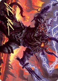 Kardur, Doomscourge Art Card (Gold-Stamped Signature) [Kaldheim Art Series] | L.A. Mood Comics and Games