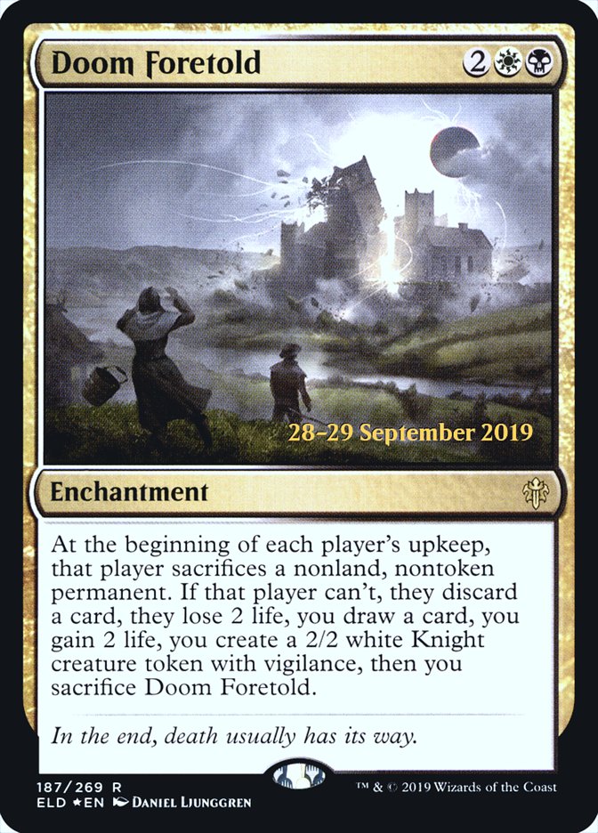 Doom Foretold [Throne of Eldraine Prerelease Promos] | L.A. Mood Comics and Games