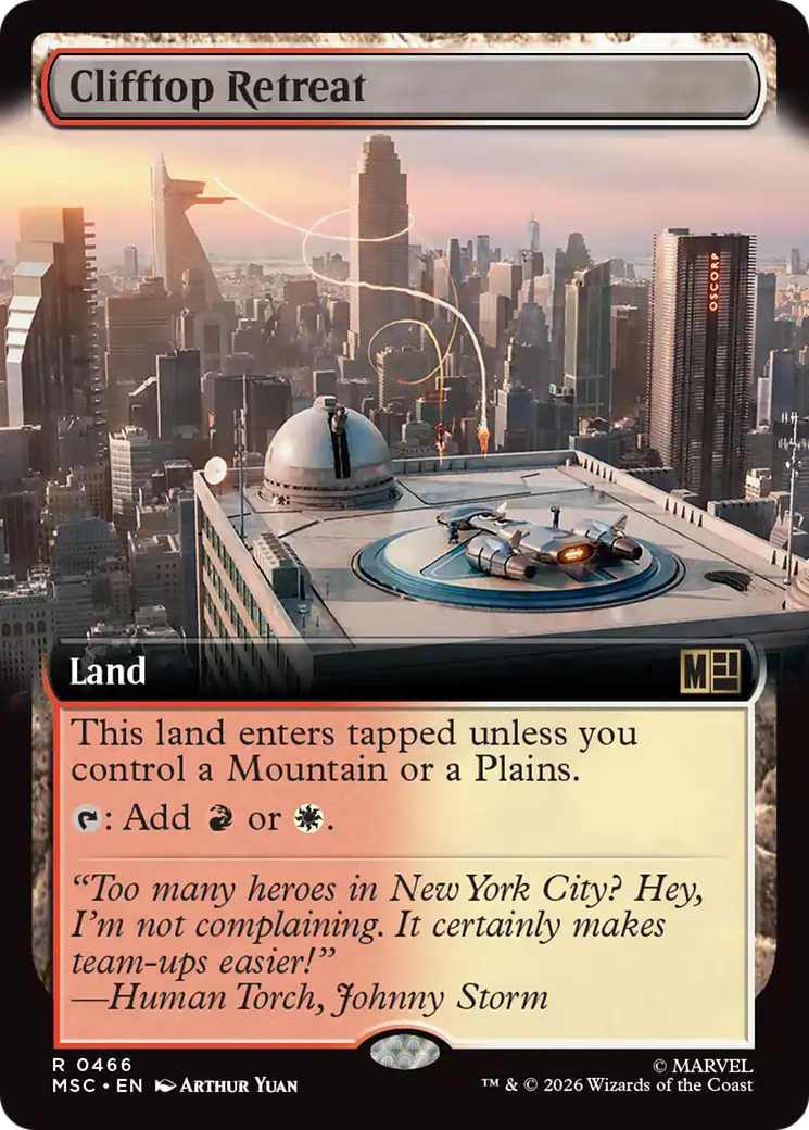 Clifftop Retreat (Extended Art) [Marvel Super Heroes Commander] | L.A. Mood Comics and Games