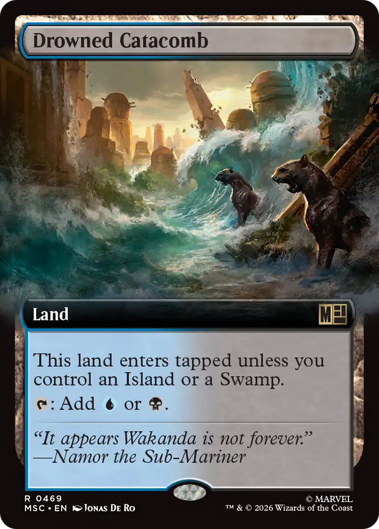 Drowned Catacomb (Extended Art) [Marvel Super Heroes Commander] | L.A. Mood Comics and Games