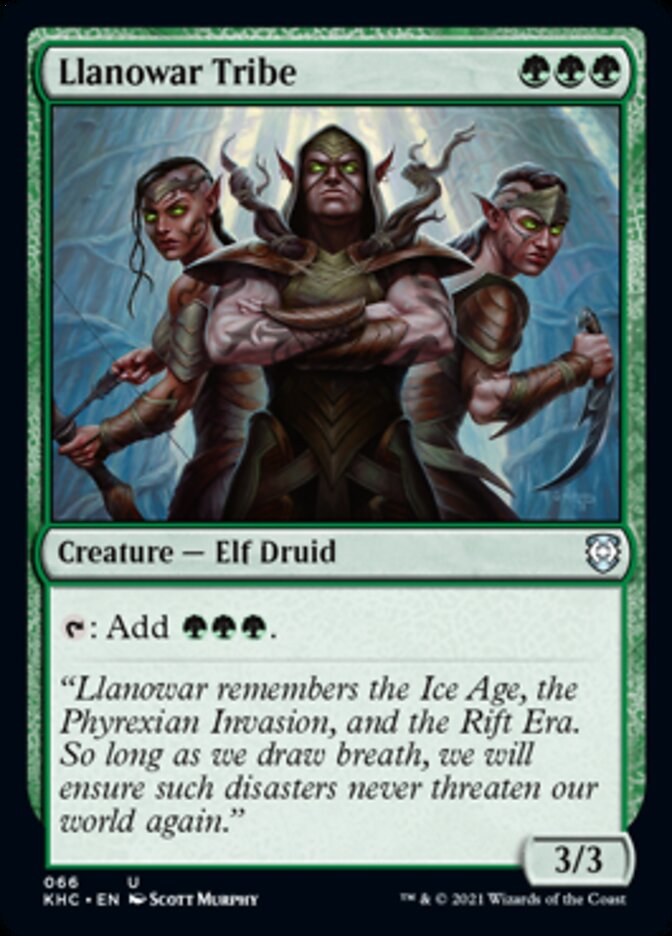 Llanowar Tribe [Kaldheim Commander] | L.A. Mood Comics and Games