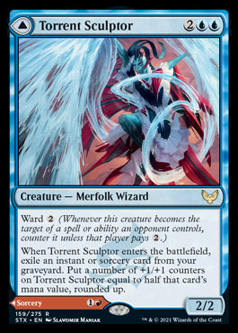 Torrent Sculptor // Flamethrower Sonata [Strixhaven: School of Mages] | L.A. Mood Comics and Games