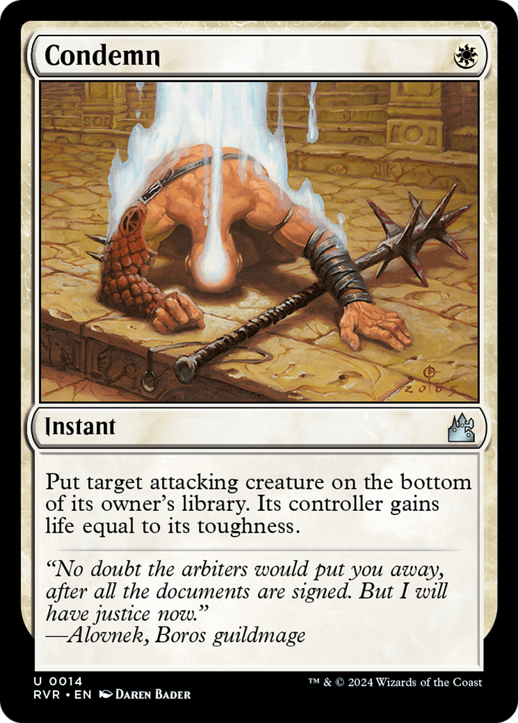 Condemn [Ravnica Remastered] | L.A. Mood Comics and Games