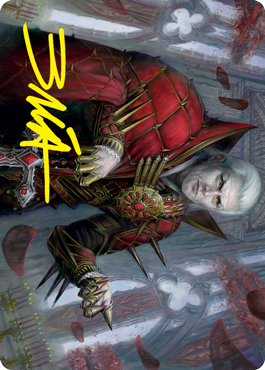 Edgar, Charmed Groom 1 Art Card (Gold-Stamped Signature) [Innistrad: Crimson Vow Art Series] | L.A. Mood Comics and Games
