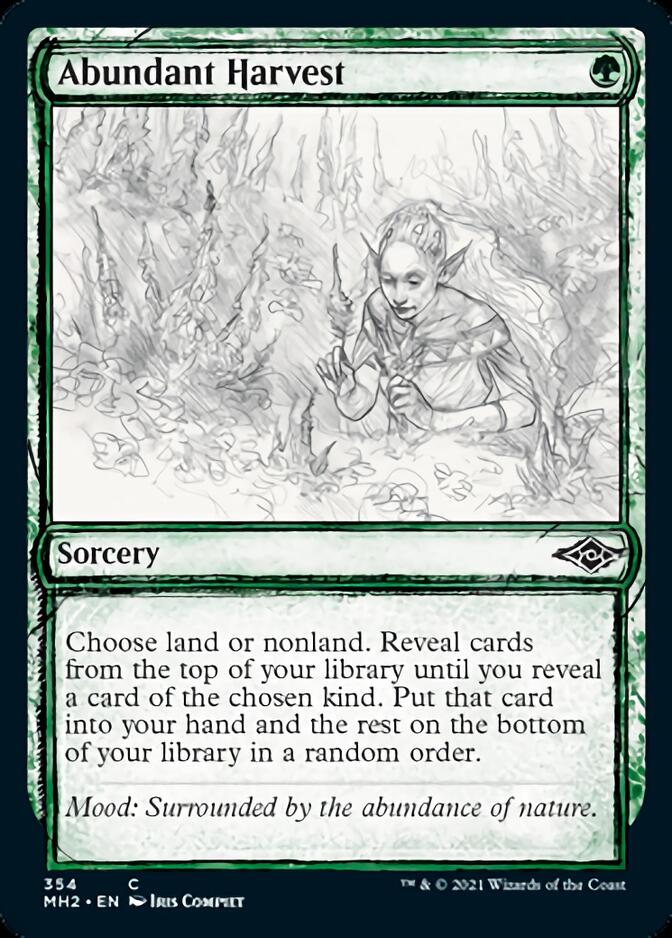Abundant Harvest (Sketch) [Modern Horizons 2] | L.A. Mood Comics and Games