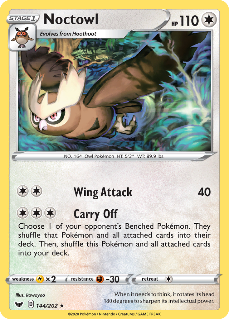 Noctowl (144/202) [Sword & Shield: Base Set] | L.A. Mood Comics and Games