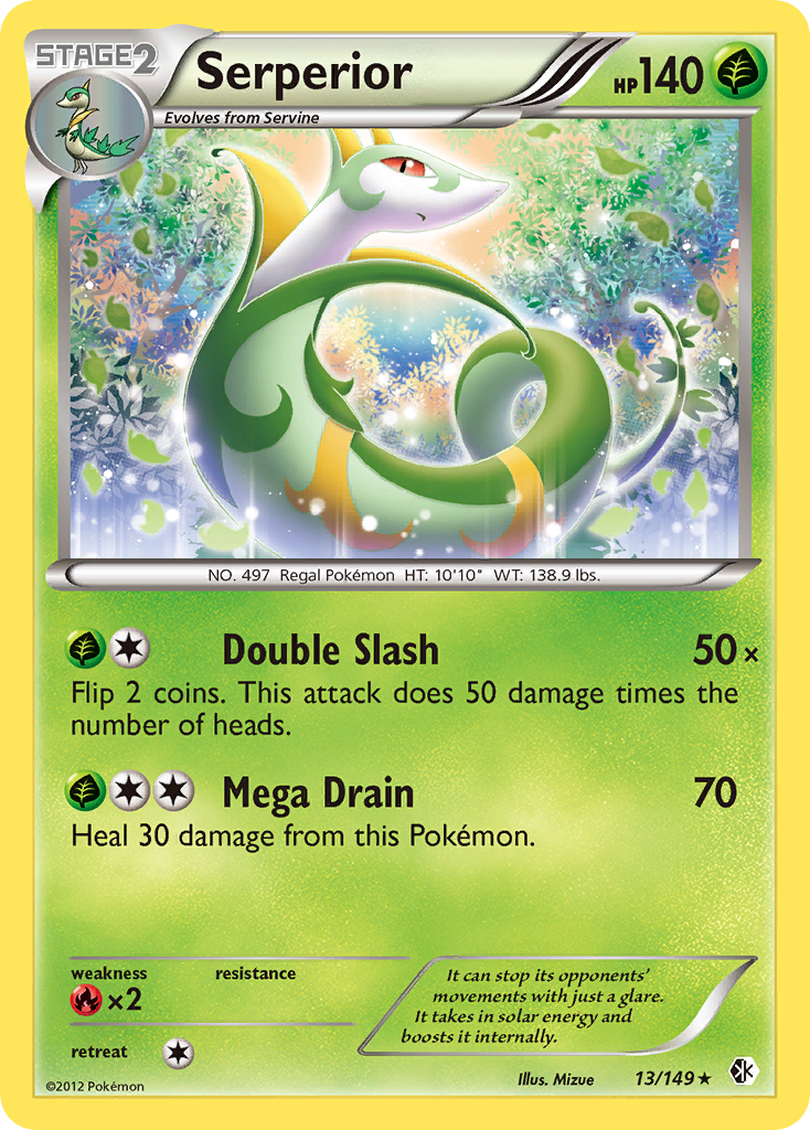 Serperior (13/149) [Black & White: Boundaries Crossed] | L.A. Mood Comics and Games