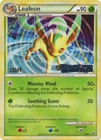 Leafeon (17/90) (Prerelease Promo) [Staff] [Nintendo: Black Star Promos] | L.A. Mood Comics and Games