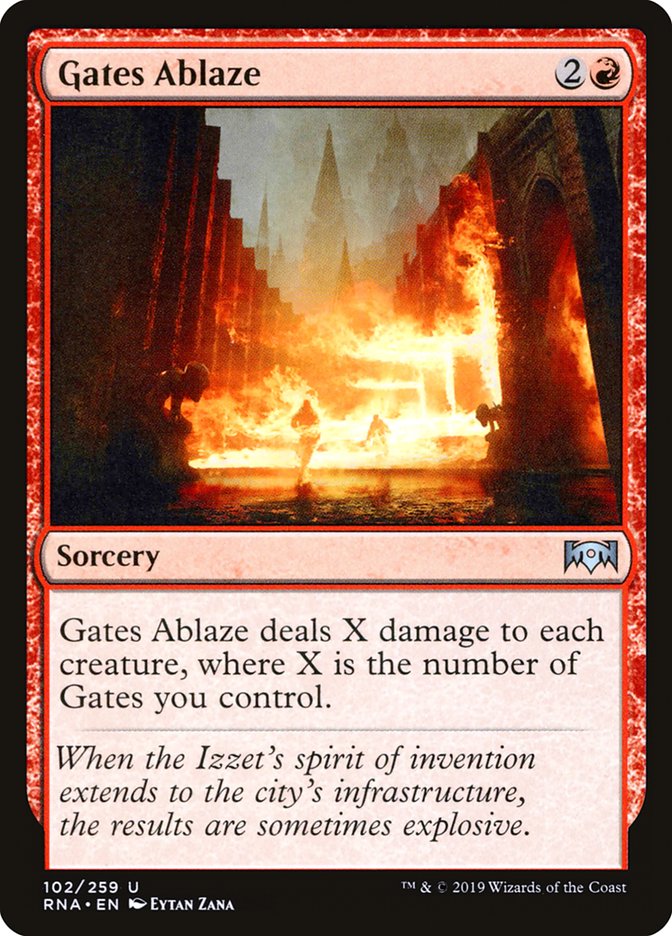 Gates Ablaze [Ravnica Allegiance] | L.A. Mood Comics and Games