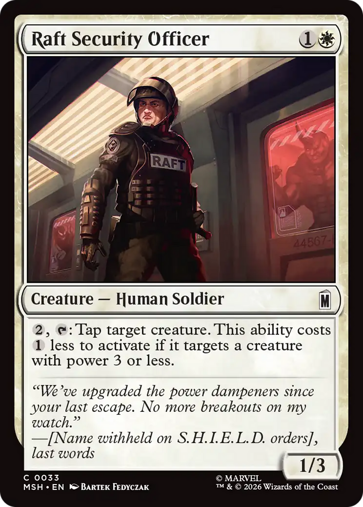 Raft Security Officer [Marvel Super Heroes] | L.A. Mood Comics and Games