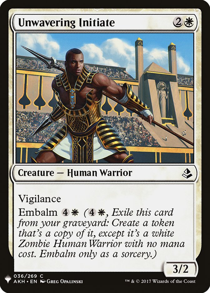 Unwavering Initiate [Mystery Booster] | L.A. Mood Comics and Games