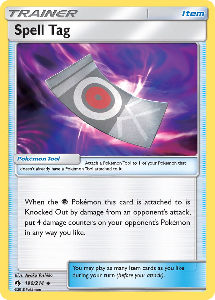 Spell Tag (190/214) [Sun & Moon: Lost Thunder] | L.A. Mood Comics and Games