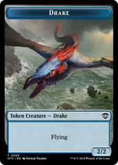Drake // Soldier (0026) Double-Sided Token [Outlaws of Thunder Junction Commander Tokens] | L.A. Mood Comics and Games