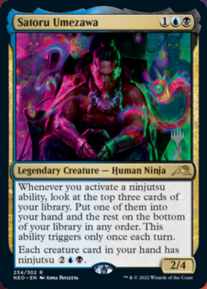 Satoru Umezawa (Promo Pack) [Kamigawa: Neon Dynasty Promos] | L.A. Mood Comics and Games