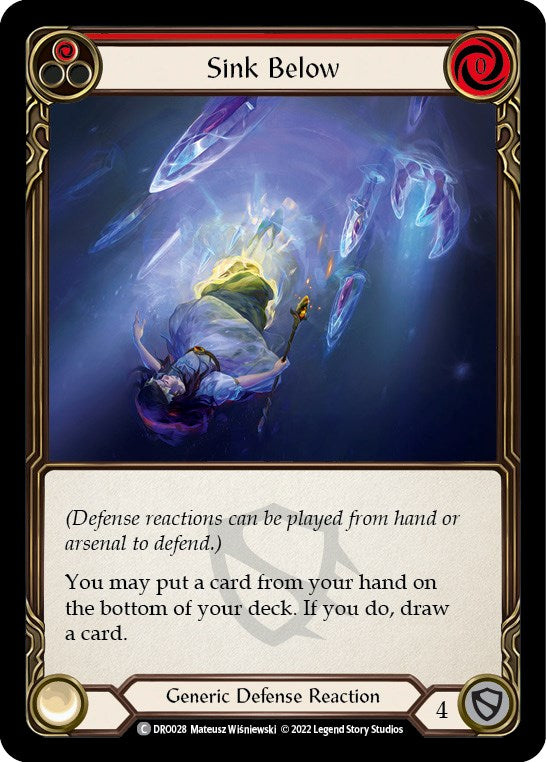 Sink Below [DRO028] (Uprising Dromai Blitz Deck) | L.A. Mood Comics and Games