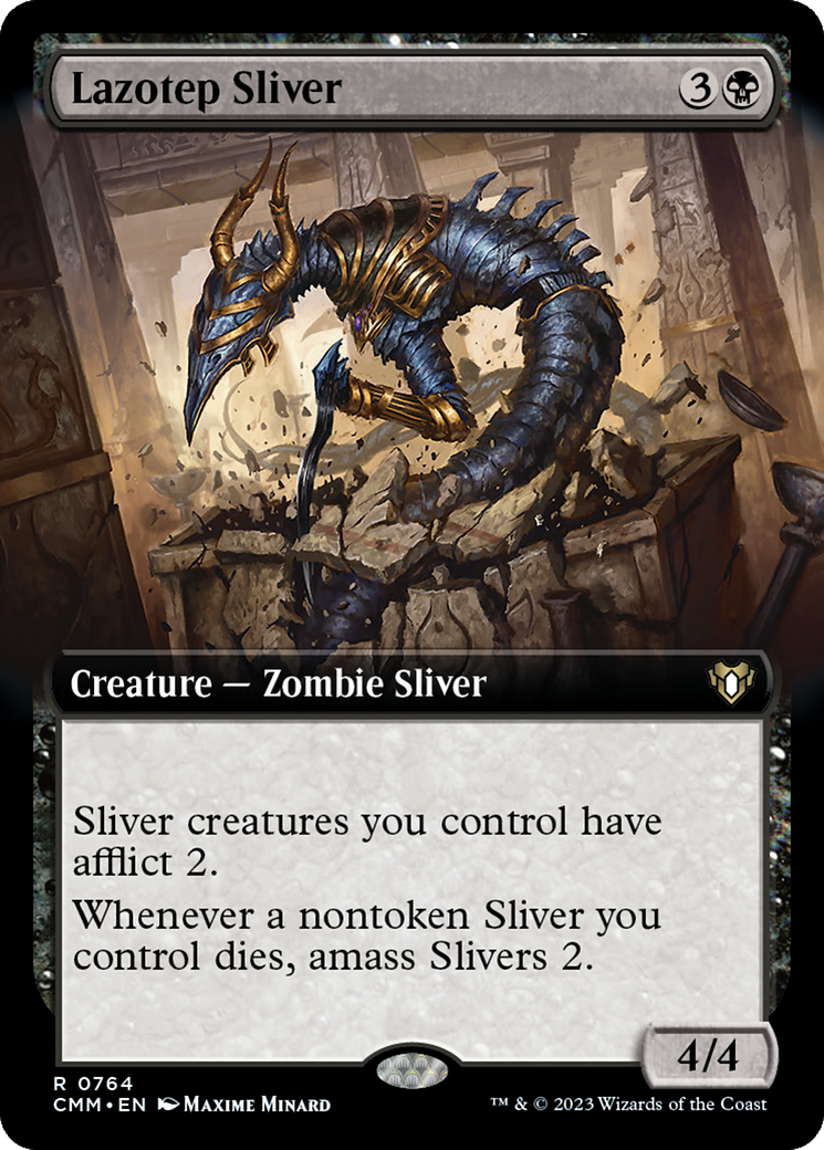 Lazotep Sliver (Extended Art) [Commander Masters] | L.A. Mood Comics and Games
