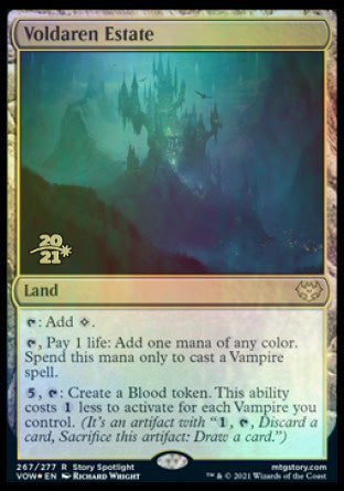 Voldaren Estate [Innistrad: Crimson Vow Prerelease Promos] | L.A. Mood Comics and Games